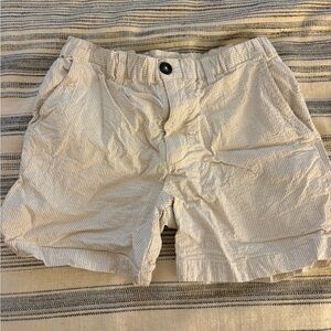 Chubbies Men's Cream Seersucker Shorts